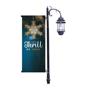 Thrill Of Hope Light Pole Banners