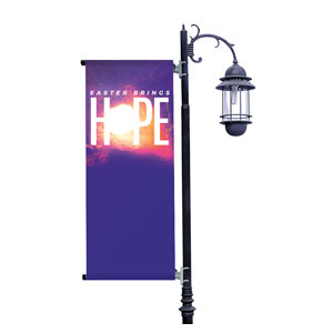 Easter Hope Tomb Light Pole Banners