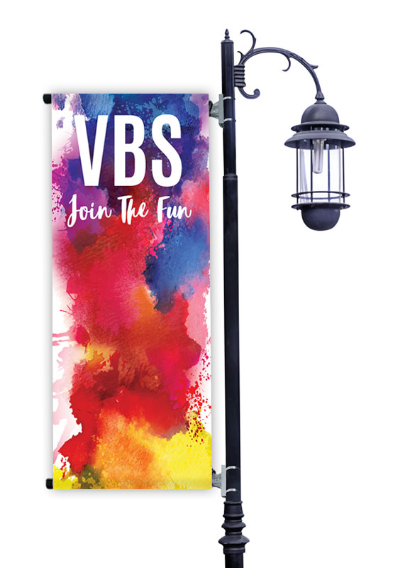 VBS Color Crayons - Outdoor Banner 