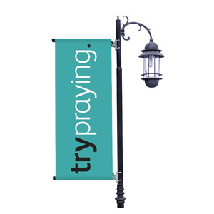 trypraying Light Pole Banners