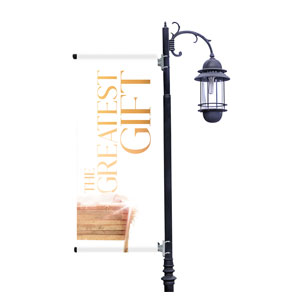 Greatest Gift Nativity Light Pole Banners