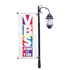 VBS Squares Light Pole Banners