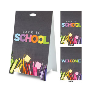 Back To School Colors Coroplast A-Frame