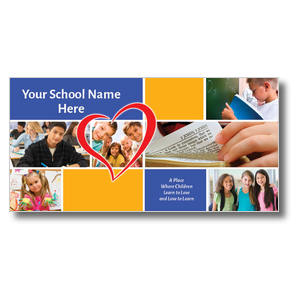 Love to Learn 11 x 5.5 Oversized Postcard 11" x 5.5" Oversized Postcards