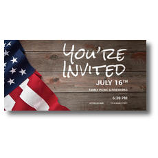 American Flag Invited 
