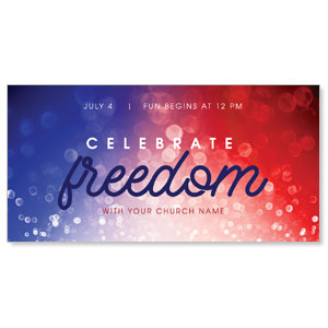 Celebrate Freedom 11" x 5.5" Oversized Postcards