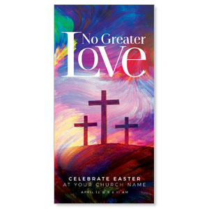 No Greater Love 11" x 5.5" Oversized Postcards