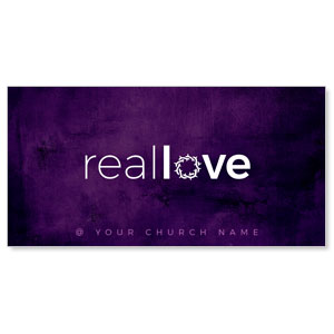 Real Love Crown 11" x 5.5" Oversized Postcards