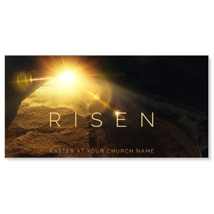Risen Light Tomb 11" x 5.5" Oversized Postcards