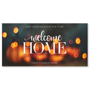 Welcome Home Lights 11" x 5.5" Oversized Postcards