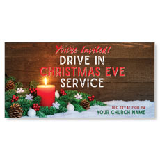 Drive In Christmas Candle 