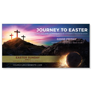 Journey To Easter 11" x 5.5" Oversized Postcards