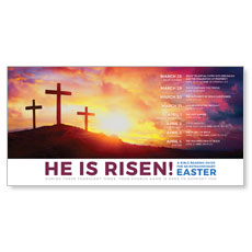 Risen Sunrise Crosses 