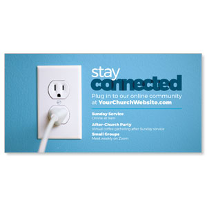 Stay Connected Outlet 11" x 5.5" Oversized Postcards