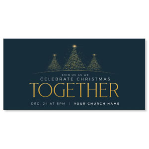 Celebrate Christmas Together 11" x 5.5" Oversized Postcards