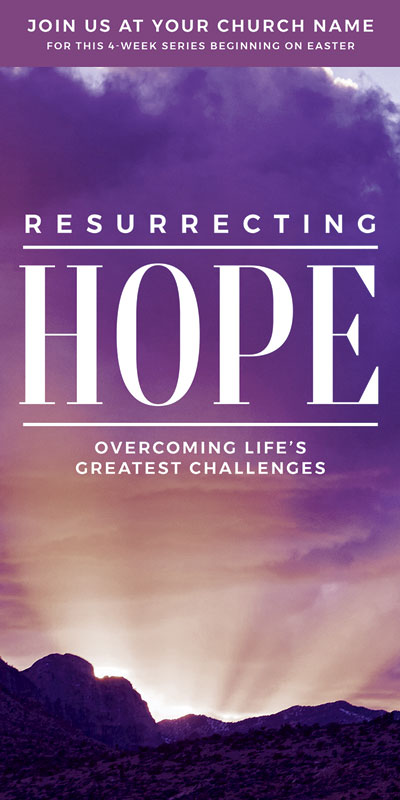 Church Postcards, Easter, Resurrecting Hope, 5.5 x 11