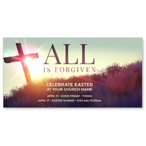 All Is Forgiven 11" x 5.5" Oversized Postcards