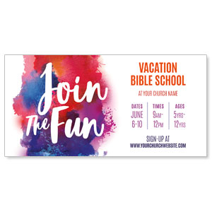 Join The Fun VBS 11" x 5.5" Oversized Postcards