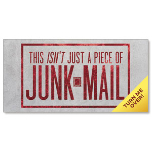 Not Junk Mail 11" x 5.5" Oversized Postcards
