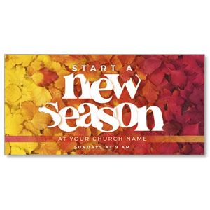 Start A New Season 11" x 5.5" Oversized Postcards