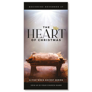 The Heart of Christmas 11" x 5.5" Oversized Postcards
