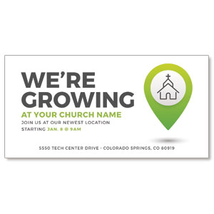 We're Growing 11" x 5.5" Oversized Postcards