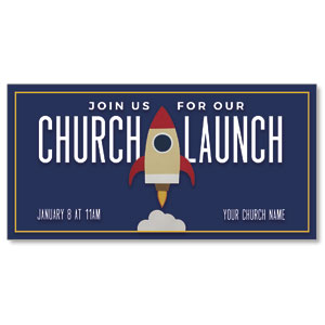 Church Launch 11" x 5.5" Oversized Postcards