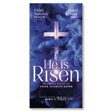 He Is Risen Blue Smoke 