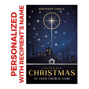 Bethlehem Christmas Star Personalized IC