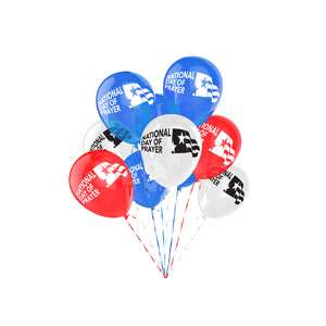 National Day of Prayer Balloons - 25 Pack Promotional Items