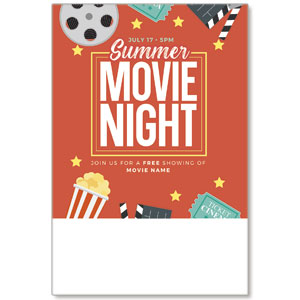 Summer Movie Night Posters