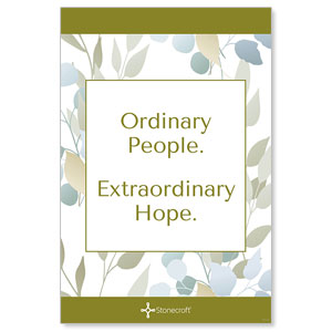 Ordinary People, Extraordinary Hope Posters