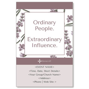 Ordinary People, Extraordinary Influence Posters