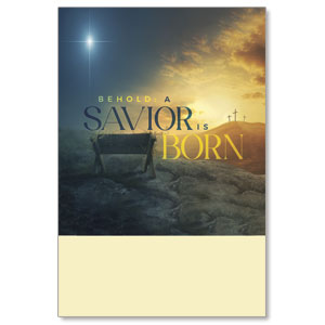 Behold A Savior Is Born Posters