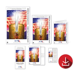 National Day of Prayer 2024 Theme Art Spanish Download Kit SpecialtyItems