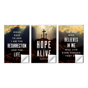 Hope Is Alive Crosses Triptych 24 x 36 Quick Change Art