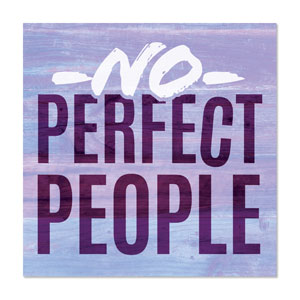 Mod No Perfect People 23" x 23" Rigid Wall Art