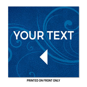 Flourish Your Text 34.5" x 34.5" Rigid Sign