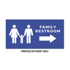 Family Restrooms Blue 