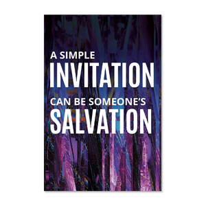 Scatter Simple Invitation 23" x 34.5" Rigid Sign