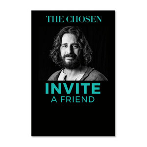 The Chosen Jesus Sermon Series Invite A Friend 23" x 34.5" Rigid Sign