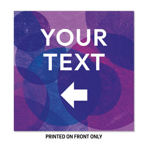 Find Your Community Your Text 23" x 23" Rigid Sign