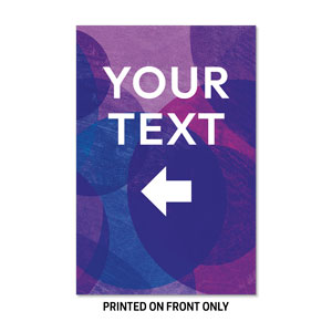 Find Your Community Your Text 23" x 34.5" Rigid Sign