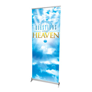 Heaven 2'7" x 6'7"  Vinyl Banner