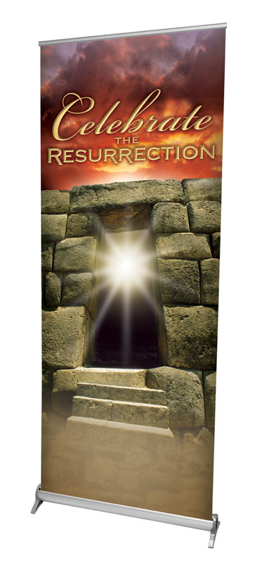 Banners, Easter, Resurrection, 2'7 x 6'7