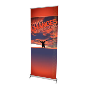 Easter Changes Everything 2'7" x 6'7"  Vinyl Banner
