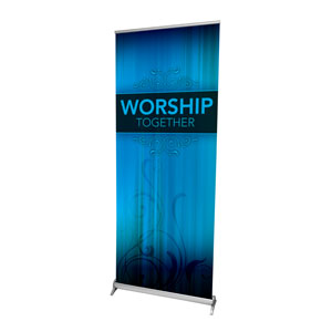 Together Worship 2'7" x 6'7"  Vinyl Banner