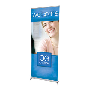 Be the Church Welcome 2'7" x 6'7"  Vinyl Banner