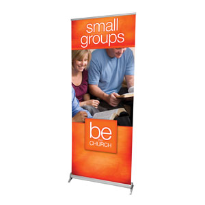 Be the Church Small Groups 2'7" x 6'7"  Vinyl Banner