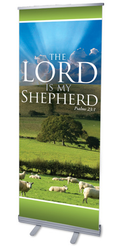 Banners, Nature, Lord My Shepherd, 2'7 x 6'7